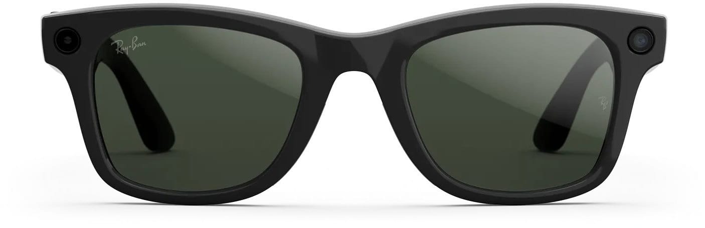 Ray-Ban Wayfarer RW4012 Shiny Black/Transitions Graphite Green L — фото 1