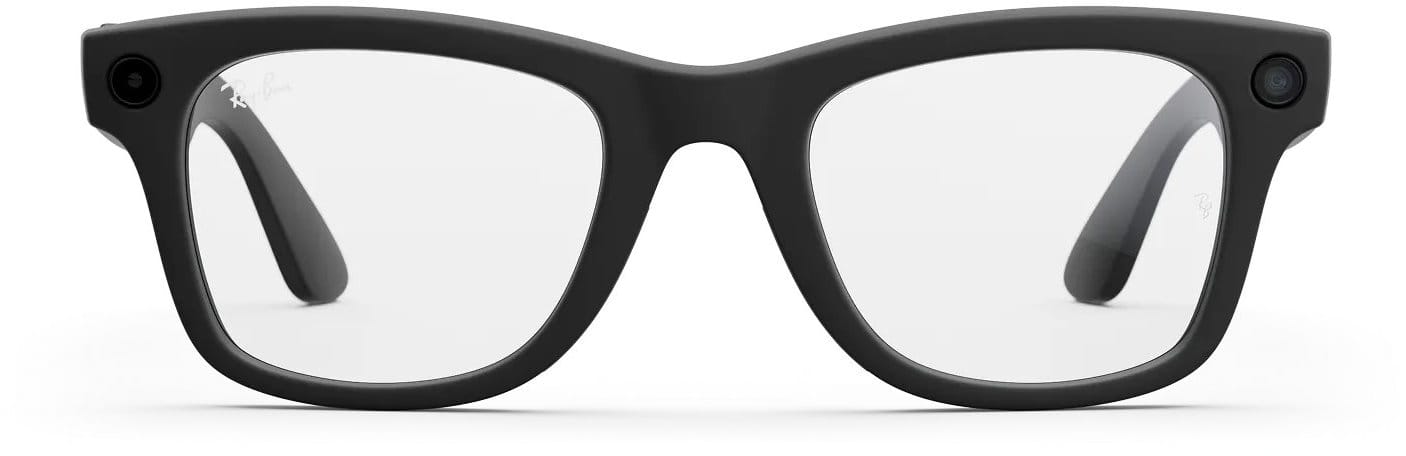 Ray-Ban Wayfarer RW4012 Matte Black/Clear M — фото 1
