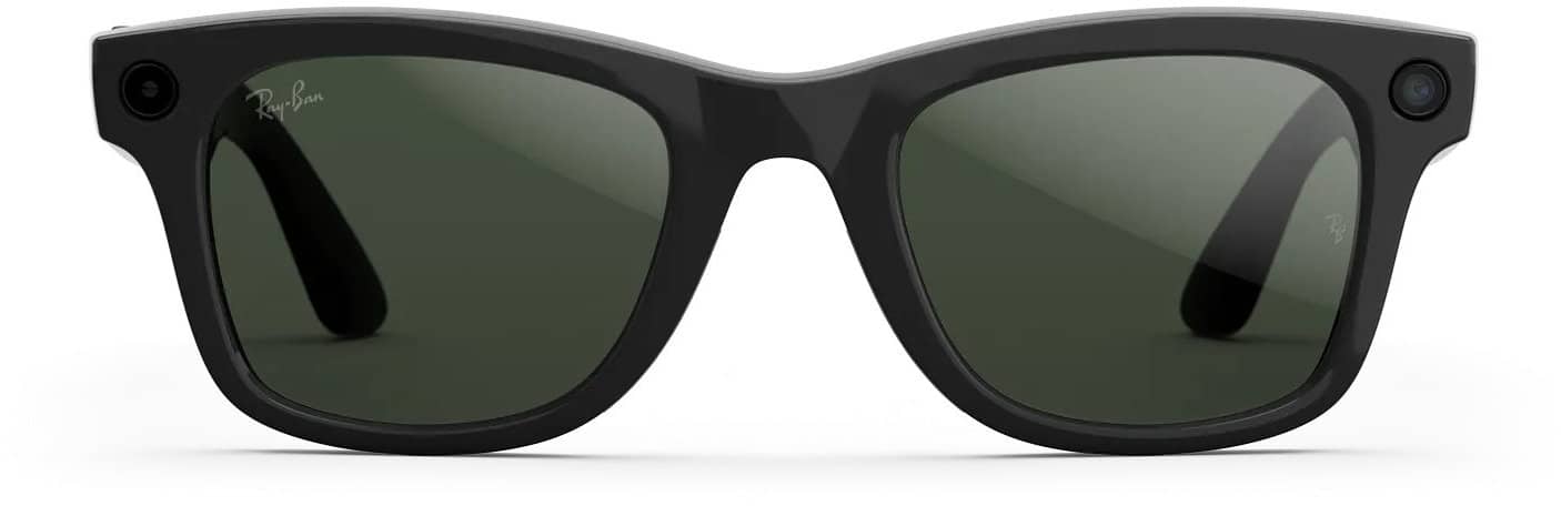 Ray-Ban Wayfarer RW4012 Shiny Black/Transitions Graphite Green M