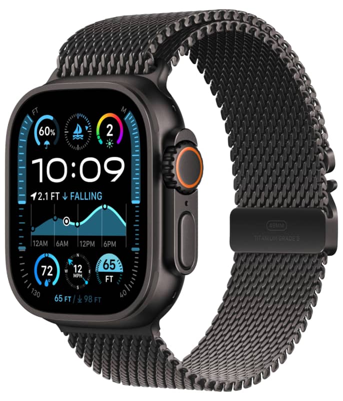 Apple Watch Ultra 2 49mm Natural Ti Blue Trail Loop M/L